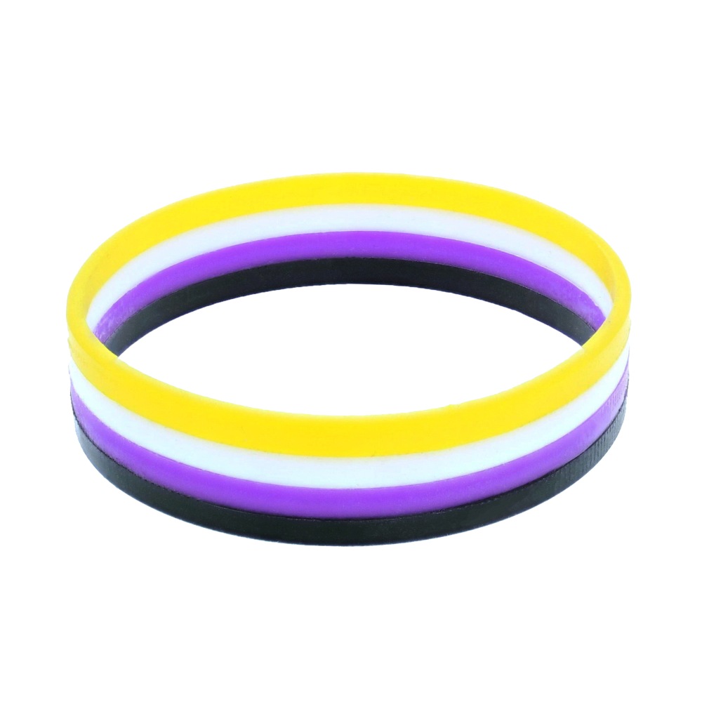 Zac's Alter Ego - Non-Binary Silicon Bangle - Multicolours